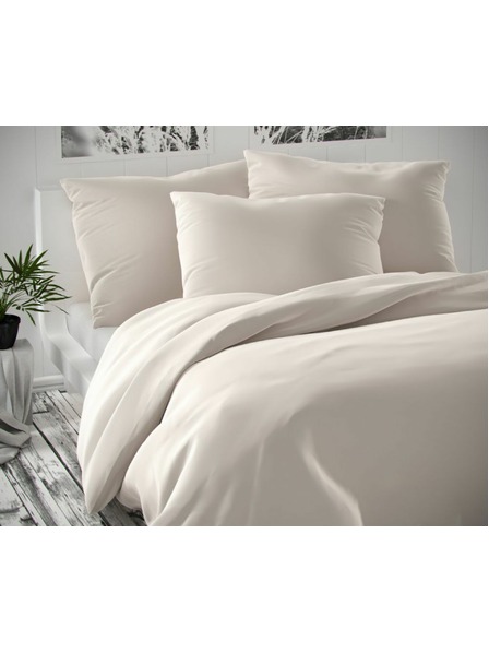 Kvalitex Saténové povlečení Luxury Collection 140x200, 70x90cm bílé Kvalitex