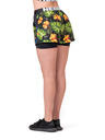Nebbia High-energy dámské double layer šortky Nebbia 563 Jungle green