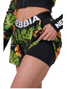 Nebbia High-energy dámské double layer šortky Nebbia 563 Jungle green