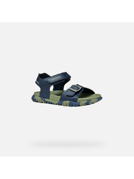 Geox Modré chlapecké sandály Geox Fusbetto