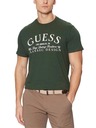 Guess Jeans Pánske zelené tričko jungle green Guess jeans