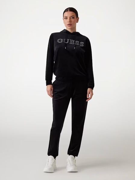 Guess Jeans Dámske čierne tepláky jblk Guess jeans