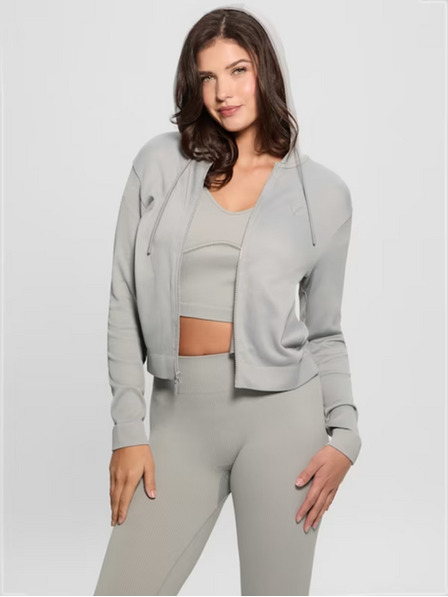 Guess Jeans Dámska šedá mikina Seamless Guess jeans