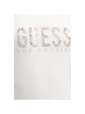 Guess Jeans Dámske biele tričko Python Guess jeans