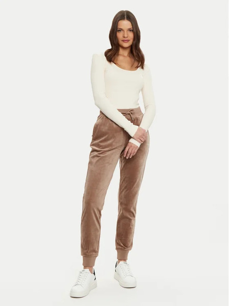 Guess Jeans Dámska biela Ecru blúzka Regular Fit Guess jeans