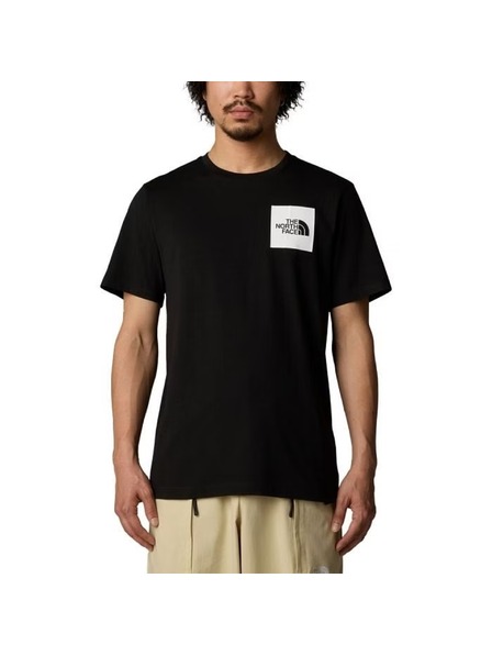 The North Face Pánske čierne tričko The North ss Fine Tee