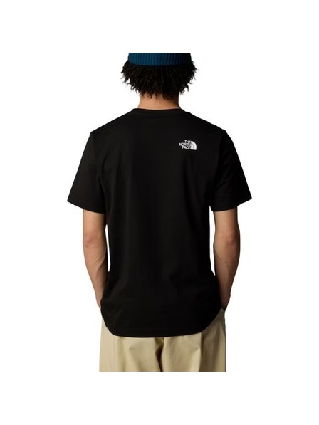 The North Face Pánske čierne tričko The North ss Fine Tee