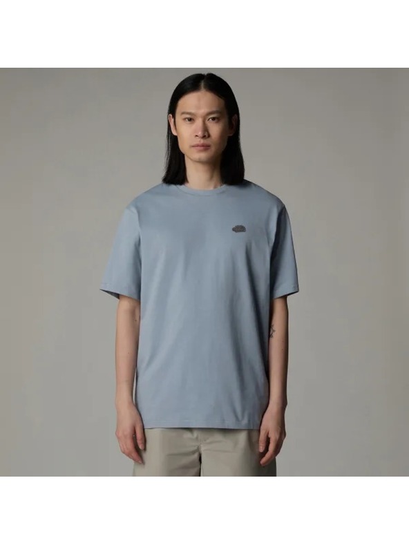 The North Face Pánske modré tričko The North face Smoked Pearl Natural Dye s/s Tee