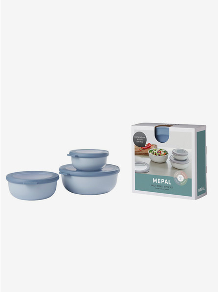 Mepal Sada tří misek v světle modré barvě Mepal Cirqula 350+750+1250 ml