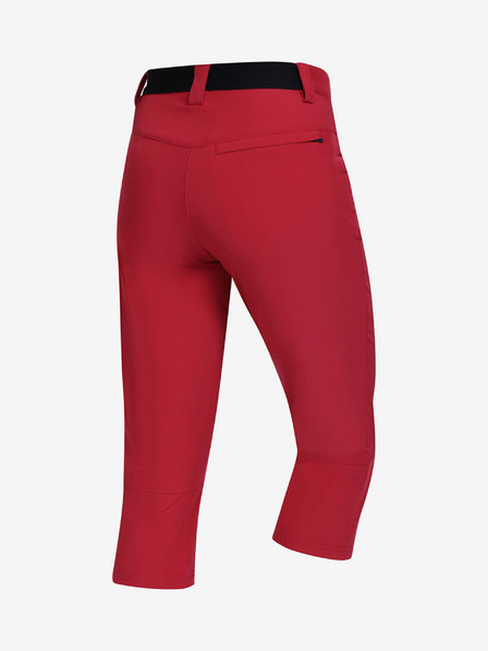 ALPINE PRO Dámské softshellové capri ALPINE PRO WEDERA chilli