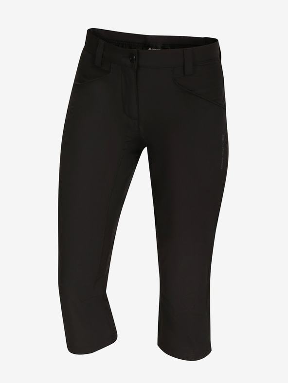 ALPINE PRO Dámské softshellové capri ALPINE PRO WEDERA black