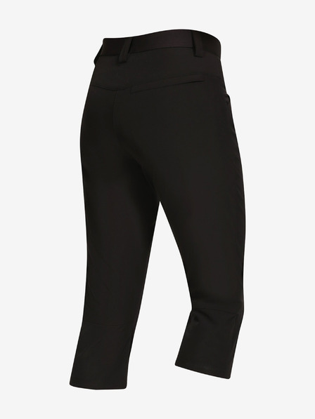 ALPINE PRO Dámské softshellové capri ALPINE PRO WEDERA black
