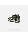 Geox Olivové chlapecké sandály Geox Wader