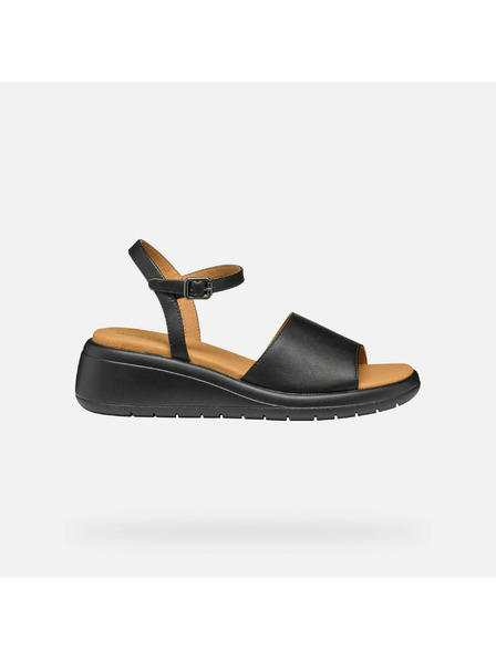 Geox Černé dámské sandály Geox Meliconia