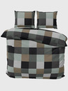 Kvalitex Francouzské povlečení viskóza WOODY collection 240x220, 70x90cm DION