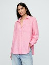 GAP Lněná oversize košile Big Shirt GAP