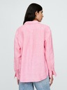 GAP Lněná oversize košile Big Shirt GAP