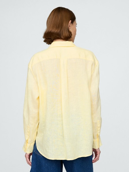 GAP Lněná oversize košile Big Shirt GAP