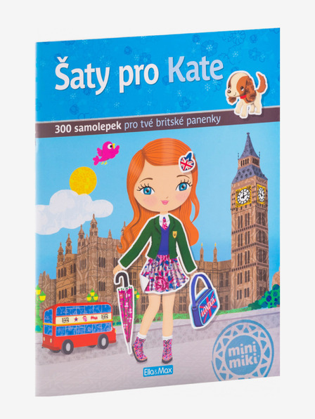 ELLA & MAX Šaty pro KATE - kniha samolepek