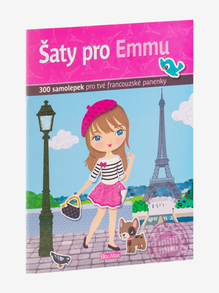 ELLA & MAX Šaty pro EMMU - kniha samolepek