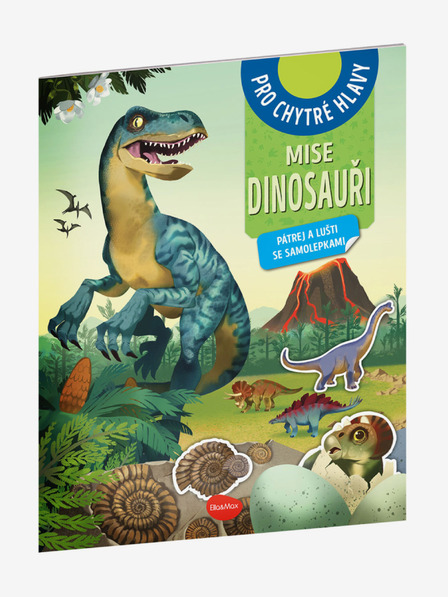 ELLA & MAX MISE DINOSAUŘI – Pátrej a lušti se samolepkami