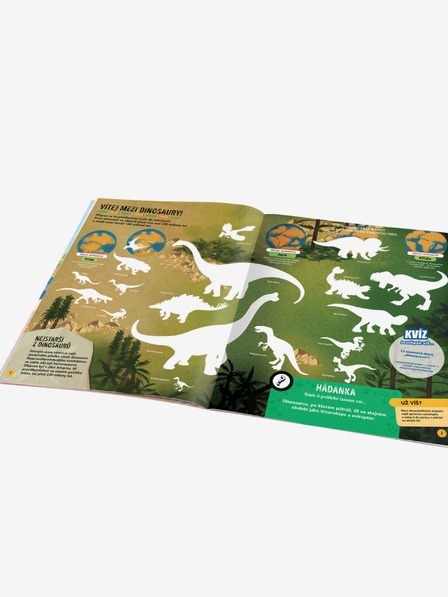 ELLA & MAX MISE DINOSAUŘI – Pátrej a lušti se samolepkami