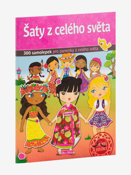 ELLA & MAX Šaty z celého světa - kniha samolepek