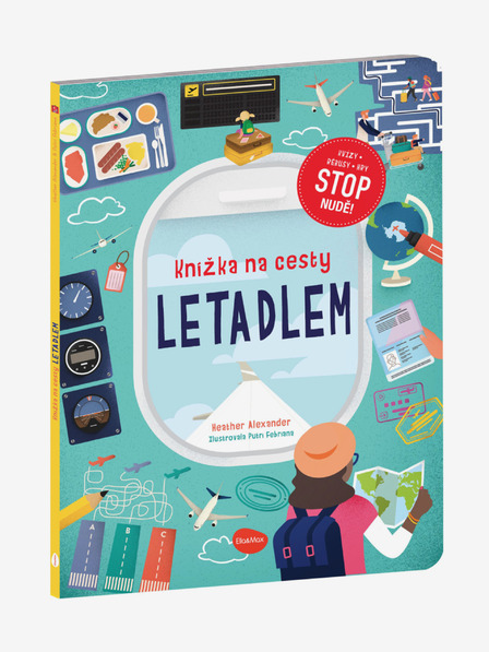 ELLA & MAX Knížka na cesty LETADLEM – Stop nudě: kvízy, rébusy, hry