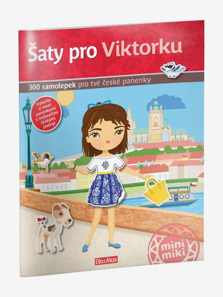 ELLA & MAX Šaty pro VIKTORKU ─ Kniha samolepek