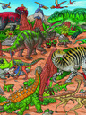 ELLA & MAX Velká knížka DINOSAUŘI pro malé vypravěče