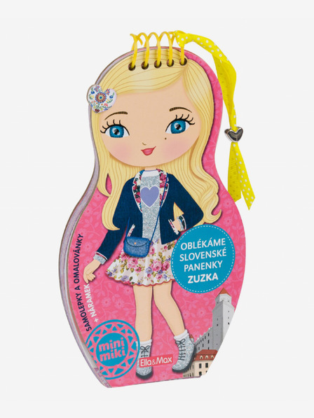 ELLA & MAX Oblékáme slovenské panenky ZUZKA – Omalovánky