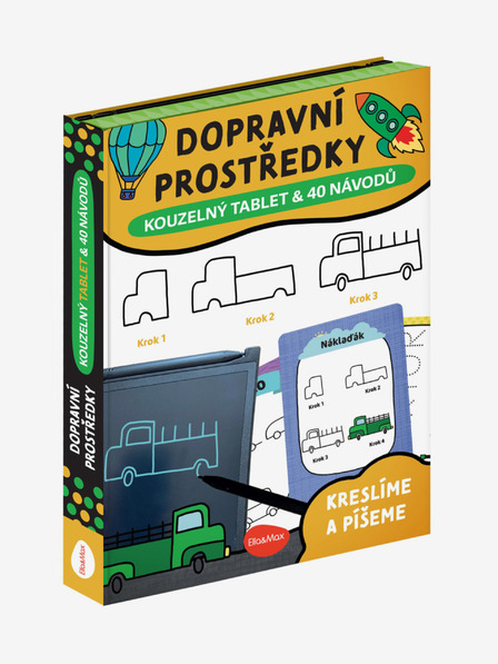 ELLA & MAX Kouzelný tablet & 40 návodů – DOPRAVNÍ PROSTŘEDKY