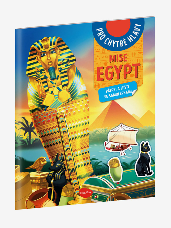 ELLA & MAX MISE EGYPT – Pátrej a lušti se samolepkami