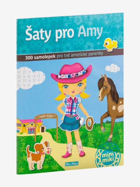 ELLA & MAX Šaty pro AMY - kniha samolepek