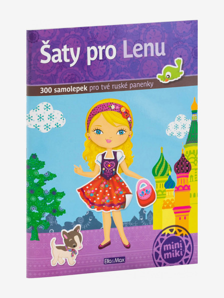 ELLA & MAX Šaty pro LENU - kniha samolepek
