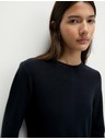 Marks & Spencer Žerzejové midi šaty sloupového střihu s kulatým výstřihem Marks & Spencer námořnická modrá