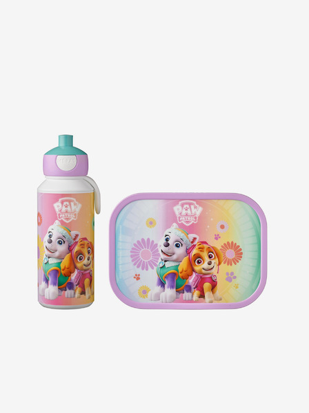 Mepal Žluto-růžový svačinový set pro děti Mepal Campus Paw Patrol Girls
