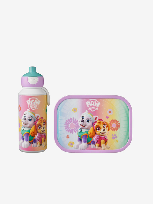 Mepal Žluto-růžový svačinový set pro děti Mepal Campus Paw Patrol Girls