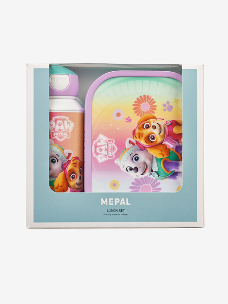 Mepal Žluto-růžový svačinový set pro děti Mepal Campus Paw Patrol Girls