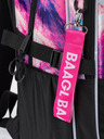 BAAGL  Růžový Školní batoh Cubic Abstract Baagl