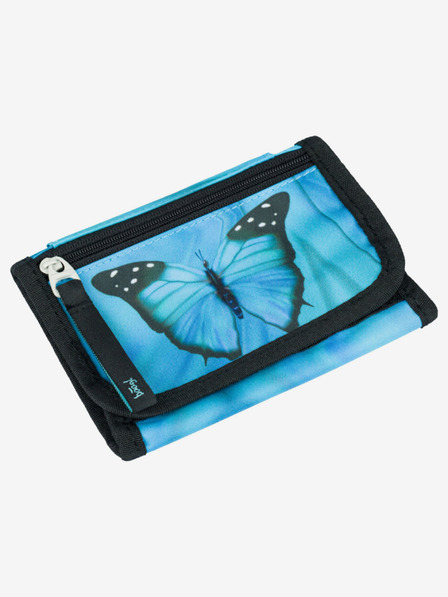 BAAGL  Modrá peněženka na krk Baagl Butterfly
