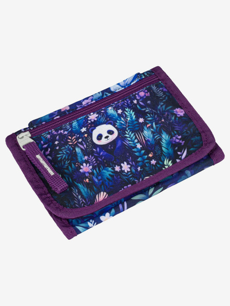 BAAGL  Fialová peněženka na krk Baagl Jungle Panda