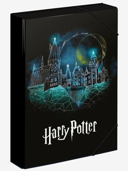 BAAGL  Černé Desky na školní sešity A4 Jumbo Harry Potter Baagl