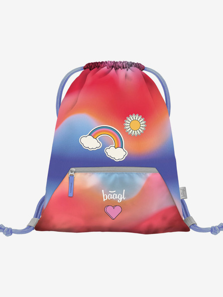 BAAGL  Červený Sáček s kapsou Hippie Baagl