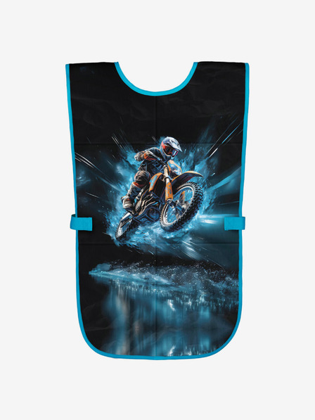 BAAGL  Modrá Dětská zástěra Motorka Baagl