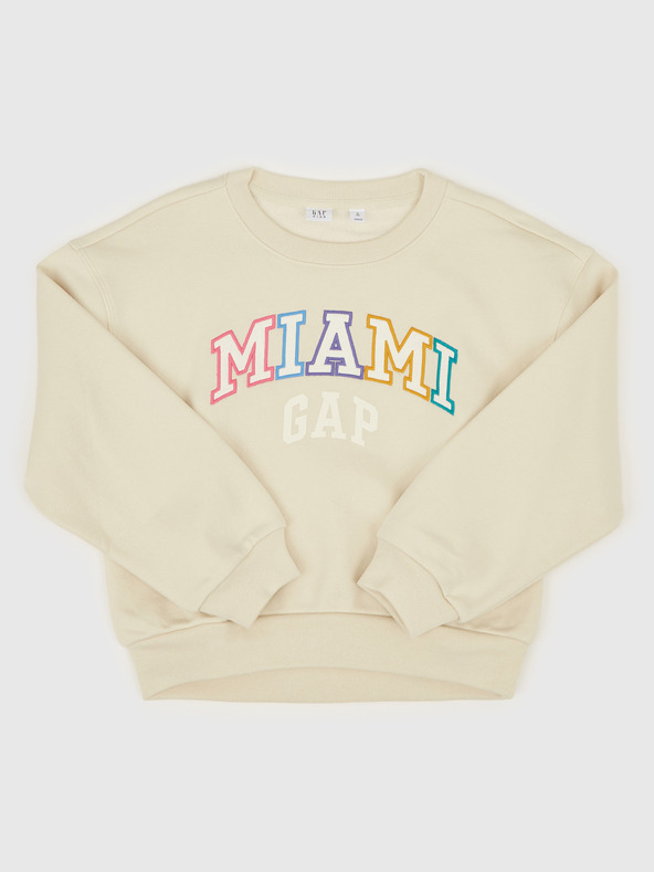 GAP Dětská oversize mikina s logem Gap