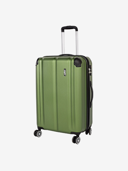 Travelite Cestovní kufr Travelite City 4w M Green