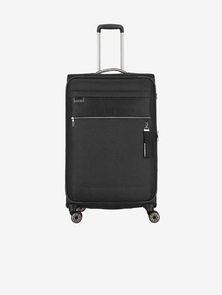 Travelite Černý cestovní kufr Travelite Miigo 4w L Black