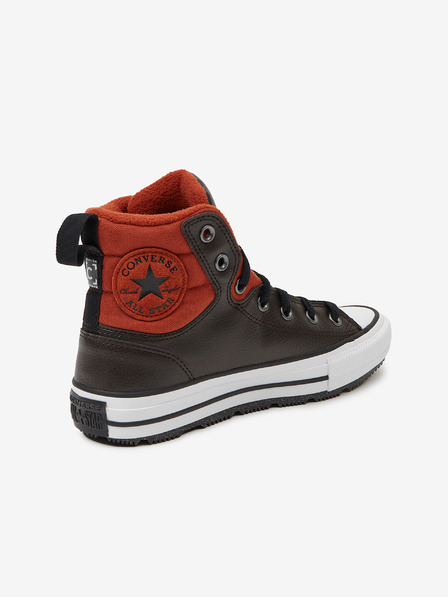 Converse Tmavě hnědé kotníkové tenisky Converse