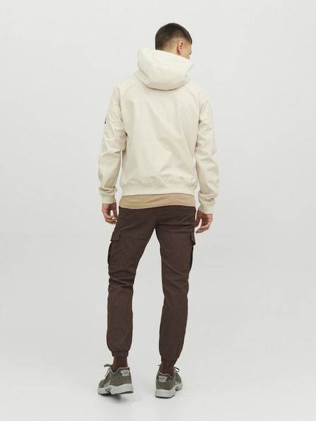 Jack & Jones Krémová pánská softshellová bunda Jack & Jones Basic